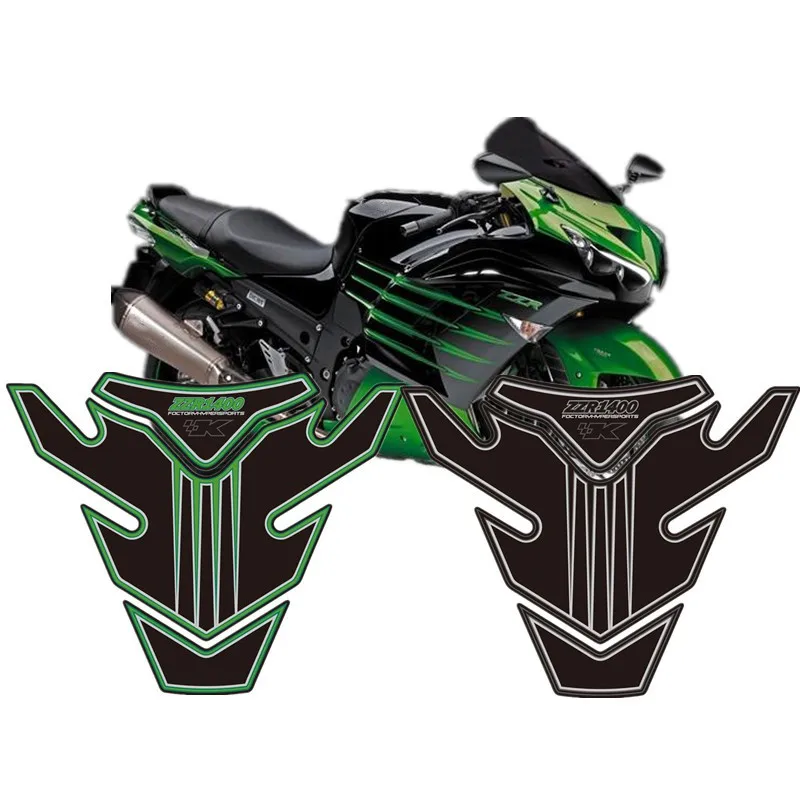 Фото Для Kawasaki ZZR1400 ZZR 1400 2006 2016 мотоциклетная 3D накладка на бак Защитная - купить