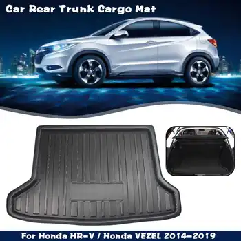 

Cargo Liner Boot Tray Rear Trunk Cover Matt Mat Floor Carpet Kick Pad Mud Non-slip Anti Dust For Honda HR-V Vezel HRV 2014 -2019