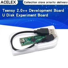 Teensy 2.0 + + placa de desenvolvimento usb avr isp u disco teclado do rato placa experimental at90usb1286 para arduino
