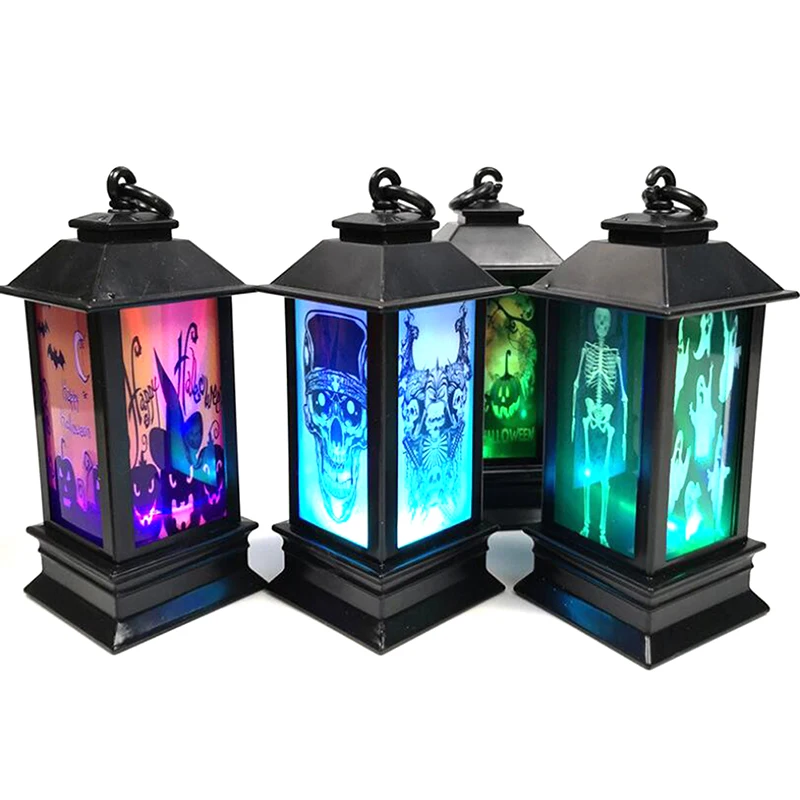 Halloween Lantern Candle Light Tea Light Decor Christmas LED Night Lamp Lantern Candle Light Party Decor