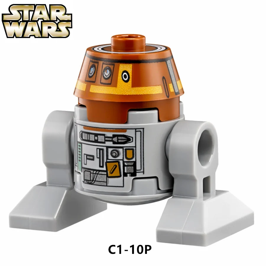 Singlesale Звездные войны Rebels ɼhopper' C1-10P Roboter Droid sw477 BB8 C3PO minifig модель строительные