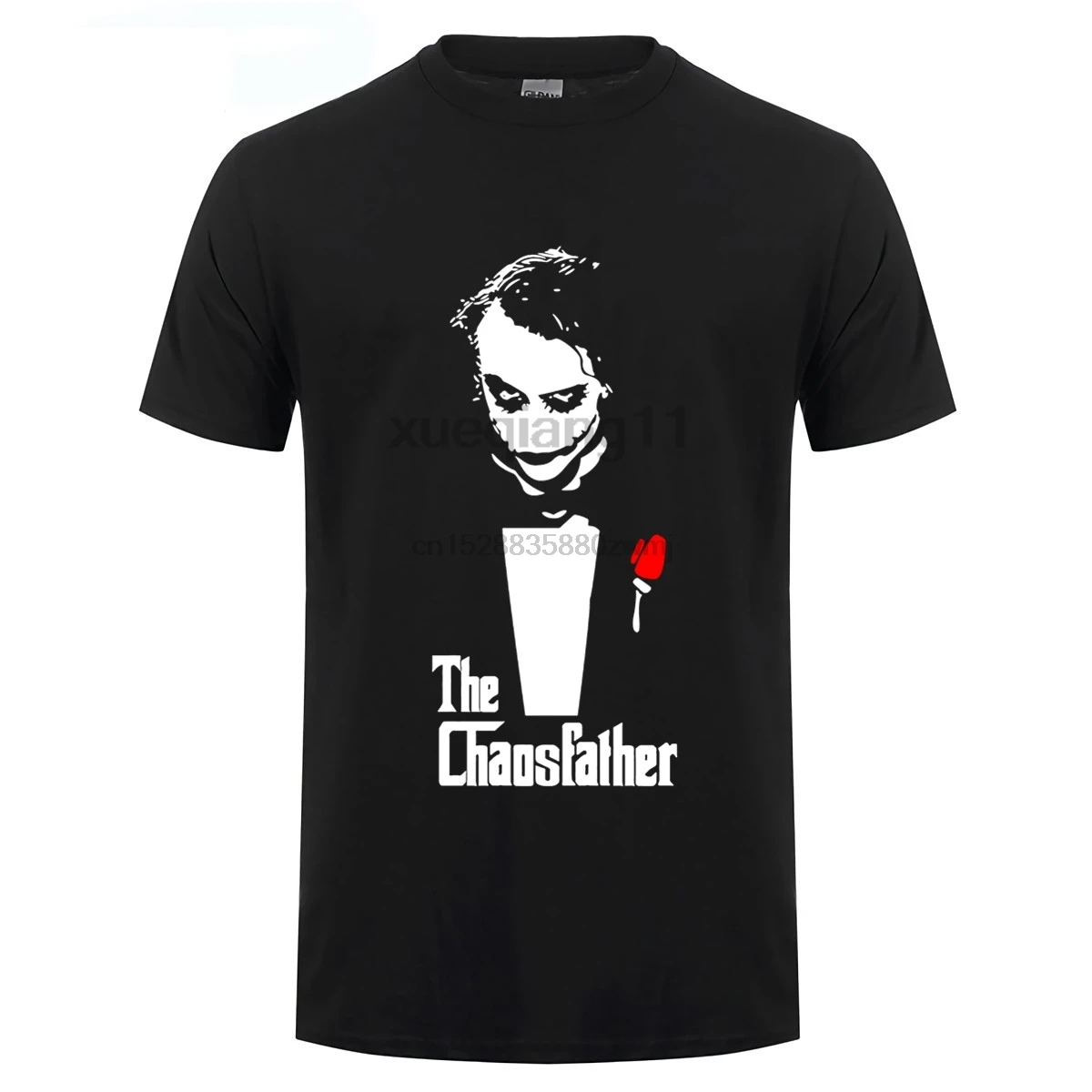 Estate di modo Stile Joker Maglietta Degli Uomini del Cotone Uomo футболка новая stampa |