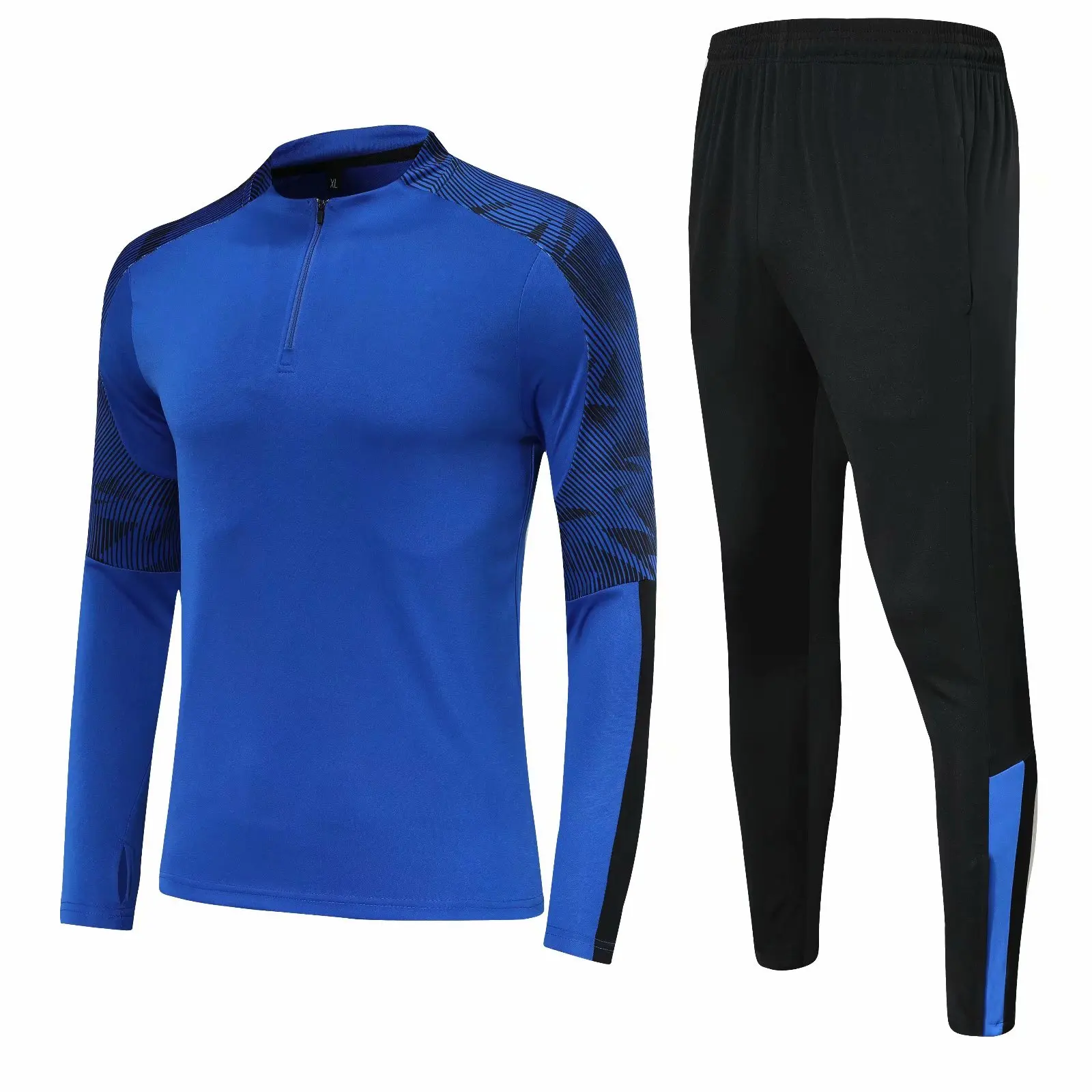 HQ Men Children Gym Suit Soccer Football Jerseys Sport Running Training Fitness Tracksuit Sportswear Long Sleeve Hoodie Sweater sports suit,football training kit