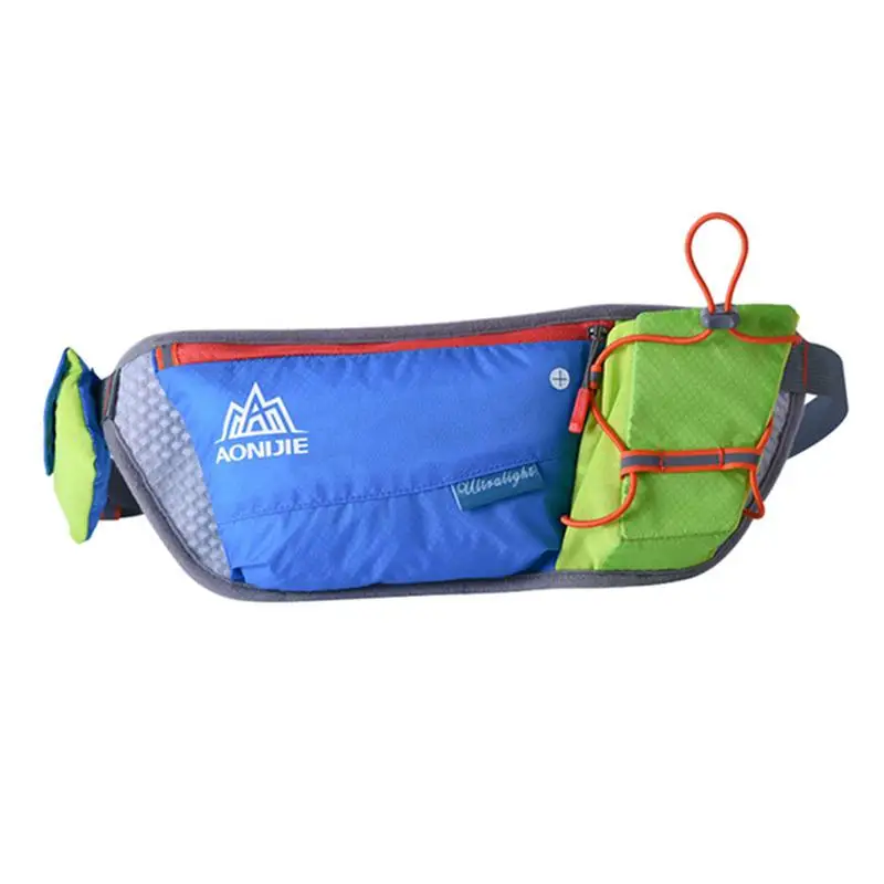 blue MeterMall Sport Running Cycling Waist Pack Belt Bum Bag Storage Pockets Outdoor Cross-country Single Kettle Pocket - Цвет: blue