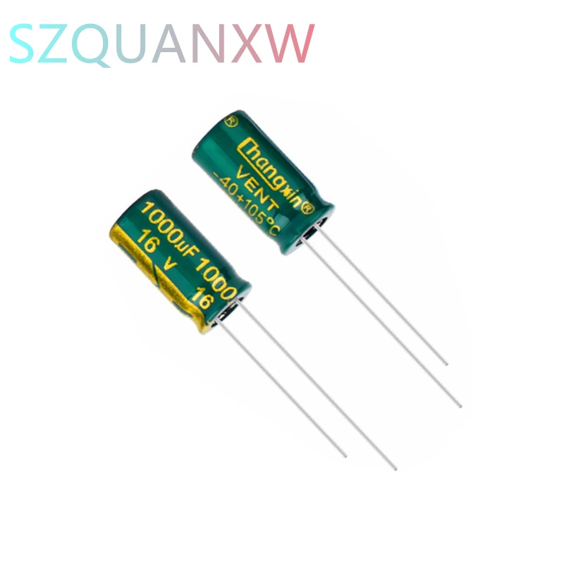 20PCS 16V1000UF 8x16mm 8*16mmhigh frequency low resistance power motherboard long life electrolytic capacitors | Электронные