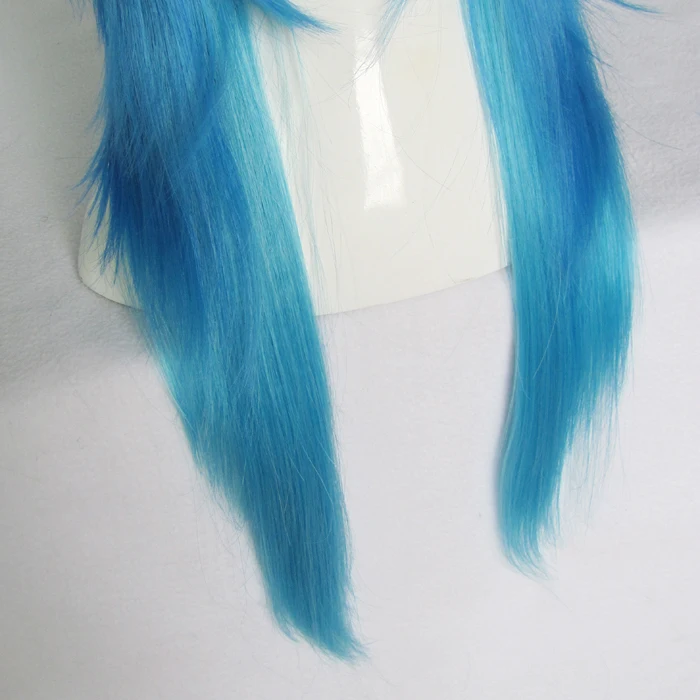 DMMD dramatical Murder Seragaki Aoba, парики для косплея, высокотемпературное волокно, синтетические волосы, 60 см, 24 дюйма, синие волосы+ свободная шапочка для волос