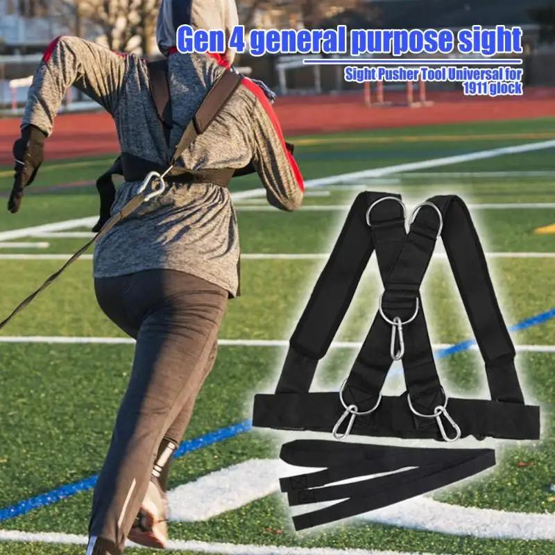 Speed Running Trainer Strap Multi Purpose Sled Shoulder Weight Bearing Vest