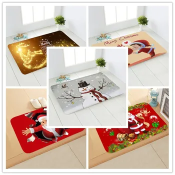 

Christmas Decoration 2021 for Family Santa Gift Non-slip Mat Noel Xmas Decoration Merry Christmas Navidad 2020 New Year