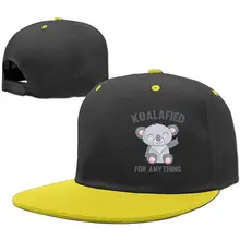 TSDFCHip Hop Бейсболки Регулируемая шапка коала для любого мальчика-девочки, желтый, один размер