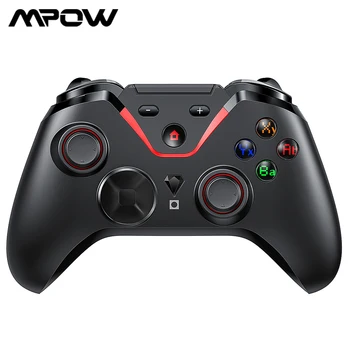 

Mpow PC249 Wireless Game Controller Joystick Gamepad with Phone Holder 40H Battery Life Trigger Joystick for PC/Android/Switch