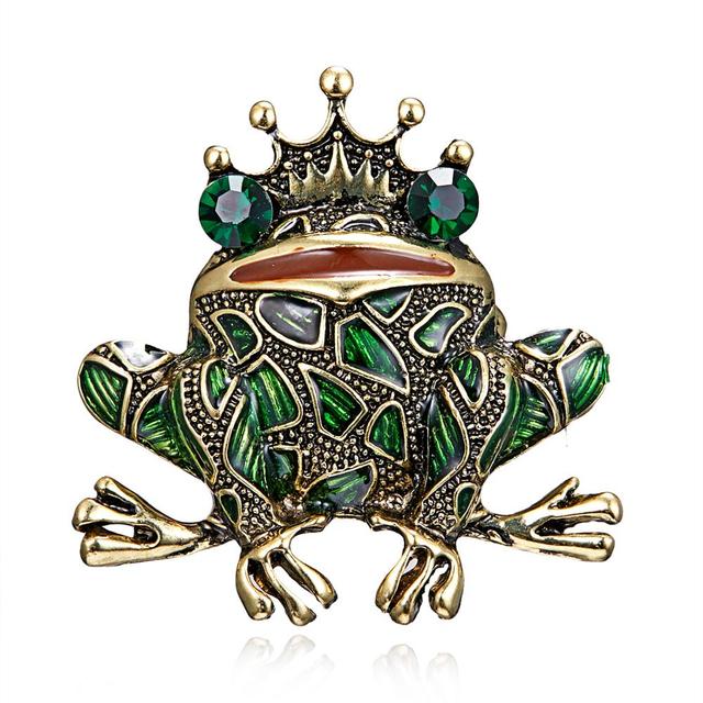 Trendy Animal Big Rooster Brooch for Women Frog Tortoise Snails Rhinestone Brooch Jewelry Coat Accessories Hot Sale Gift
