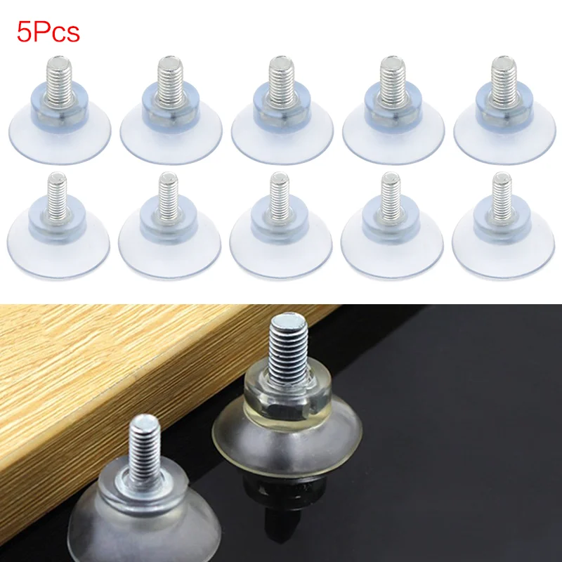 CHEAPEST!! 40mm Thumb Screw Clear Suction Cups White Nut Rubber Window Suckers