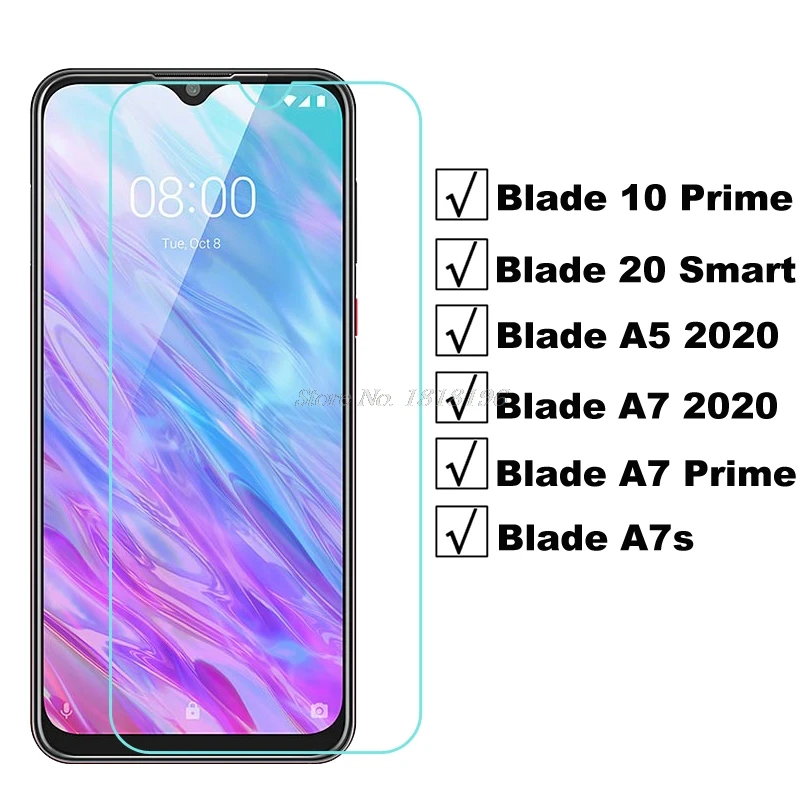

Tempered Glass For ZTE Blade A7S A7 10 Prime High Quality Protective Film Screen Protector for ZTE Blade A5 A7 2020 20 Smart