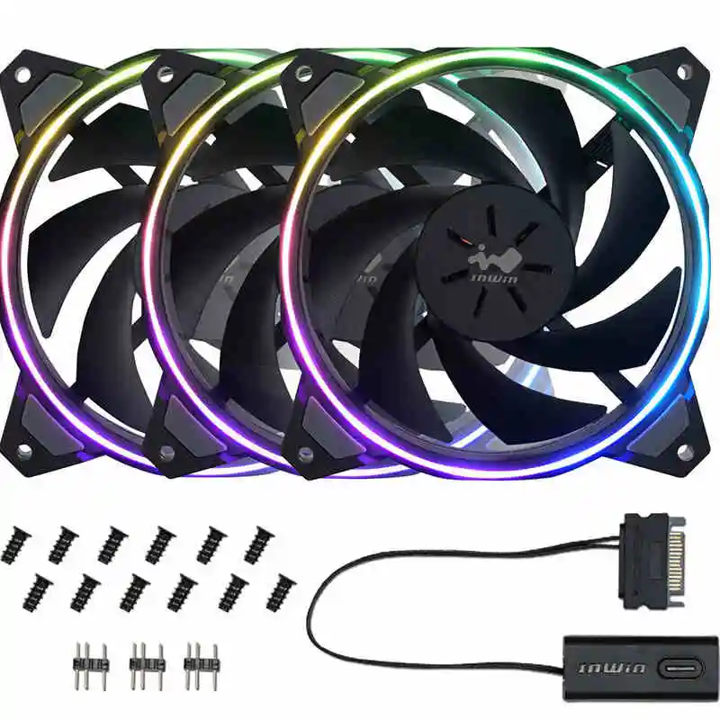INWIN 120 Mm Cooler Fan Aura RGB Sirius 