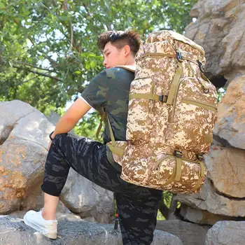 

Outdoors High Capacity Traveling Backpack Backpack Rucksack 7cm Nylon 75L Knapsack Camping Bag Mountaineering Backpack