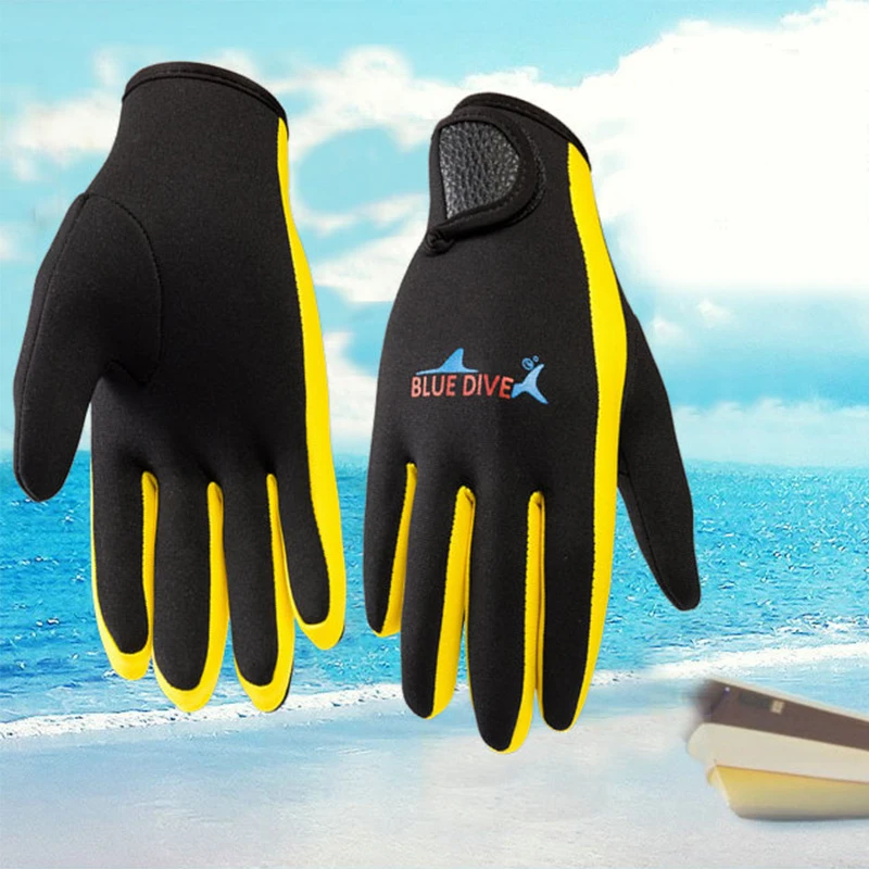 2024 Winter 1.5mm Neoprene Women Men Swimming & Diving Gloves With The Magic Stick Anti-slip Cold Proof Warm Swimming Gloves 3
