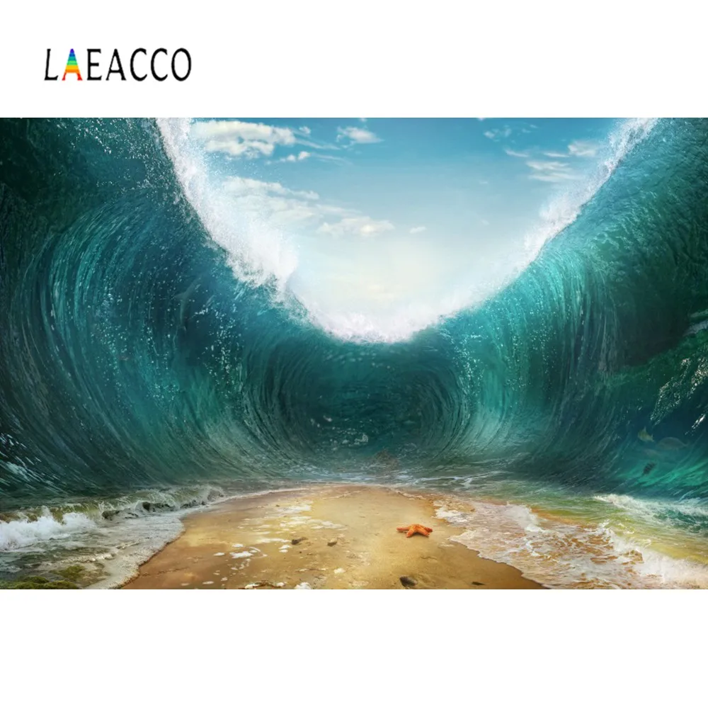 Laeacco тропическая морская вода для катания на серфинге праздник Пляж Детские