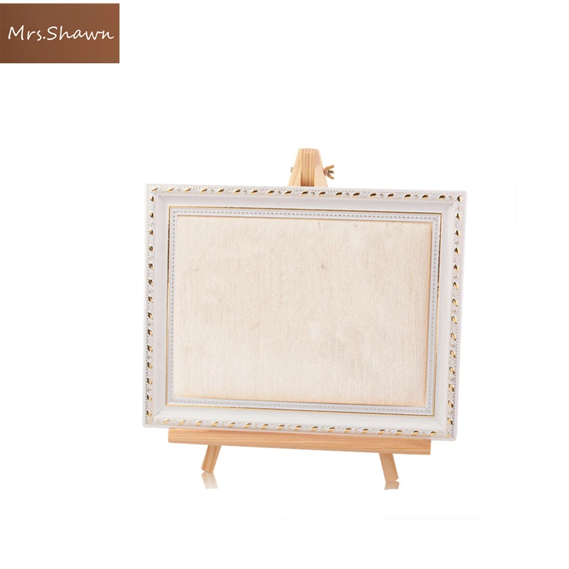 

Mrs.Shawn 1pcs Solid Wood Velvet Earrings Pendant Display Holder Jewelry Display Frame Jewellery Display Rack