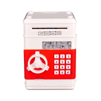 

Piggy Bank Safe Style Password Savings Box Electric Child Password Automatic Money Box Coin Cash Money Pot Holder