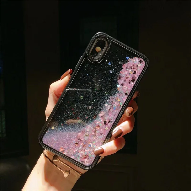 Роскошный блестящий чехол для huawei P30 P10 Lite P20 Pro P8 P9 mate 10 Nova 4 3 3i 2S Honor 8X 7X 6X - Цвет: QRHAXPink