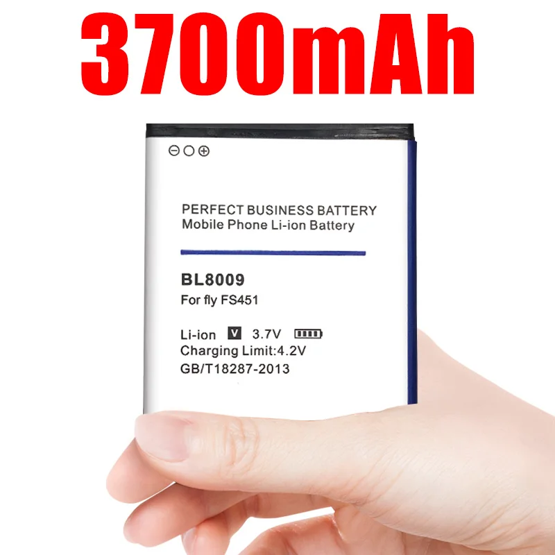 Аккумулятор Bl8009 3700 мА · ч высокое качество для литий-ионного полимера Fly Fs451 Nimbus 1 |