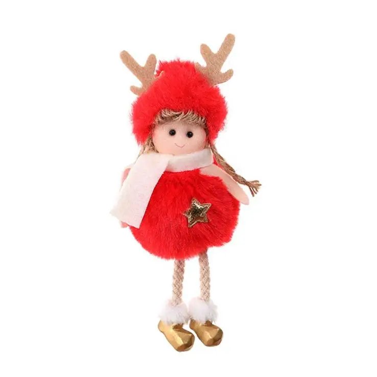 Новинка, горячая Распродажа, Рождественская длинная шапка, Шведский Санта гном, угловые плюшевые игрушки, куклы, висячие украшения для рождественской елки, декор для детей, рождественский подарок - Цвет: Angel 6