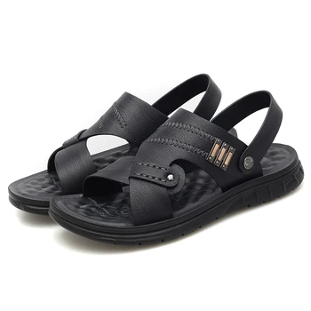 

sandals em homme male couro hombre piel flat sandalet 39 mens mens de roman sandale sandalias for thong summer cuero on in big