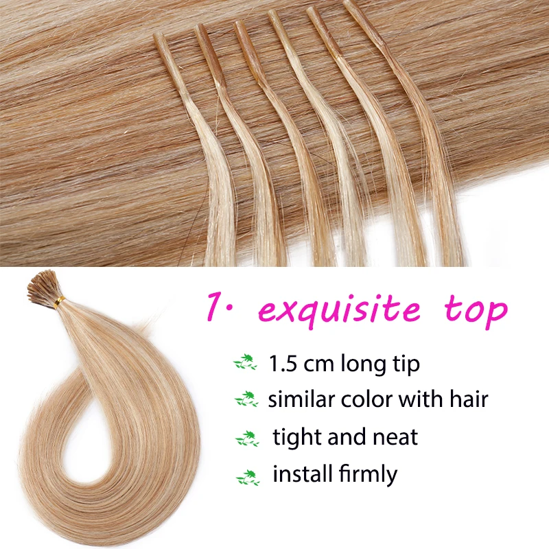 SEGO 16''-22'' 50g 100 Strands Straight 100% Human Hair I Tip Stick Keratin Hair Extensions Pre Bonded Non-Remy Fusion Hair SEGO 16''-22'' 50g 100 Strands Straight 100% Human Hair I Tip Stick Keratin Hair Extensions Pre Bonded Non-Remy Fusion Hair