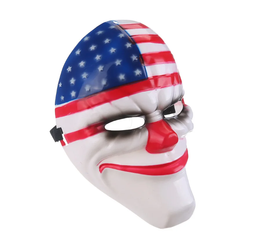 Payday 2 mask joker Payday2 Party Masks Heist Dallas/Wolf/Chains/Hoxton Party Cosplay Halloween Horror Masquerade Mask