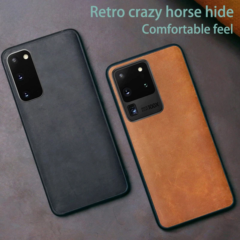 Чехол из натуральной кожи для телефона Samsung Galaxy S20 Ultra s10e S10 Plus Note 20 ultra 10 plus чехол A71
