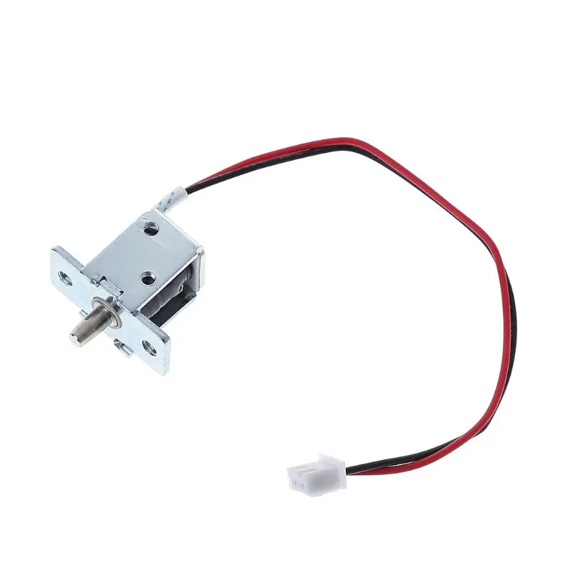 

DC 12V 0.5A Mini Electric Magnetic Cabinet Bolt Push-Pull Lock Release Assembly Solenoid Access Control