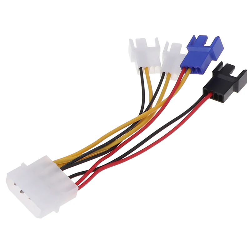 Hot sale 4 in 1 Computer Cooling Fan Power Cable CPU PC Cooler Wire Adapter Connector | Компьютеры и офис