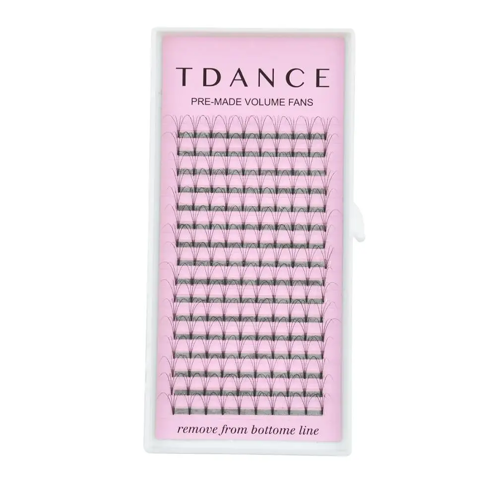 TDANCE 100 лотков/партия 16 линий ресницы с коротким стержнем наращивание ресниц в