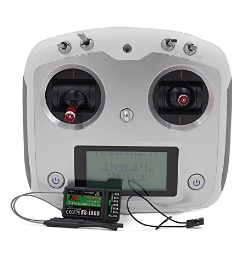

Hot F17905 Flysky FS-i6S 2.4G 10CH AFHDS Touch Screen Transmitter + FS-iA6B Receiver Self Center Throttle Mode DIY RC Multicopte