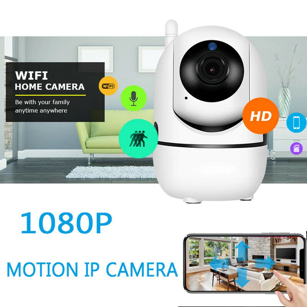 1080P Wi-Fi ip-камера сеть IR-Cut Pan Tilt ночное видение CCTV Pet радионяня