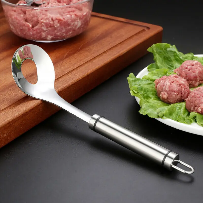 

1 PC No-Stick Meatball Meatball Press Stainless Steel Spoon Meat Ball Mold Meat Player Poultry Meat Spoon Meatball Kitchen Tool