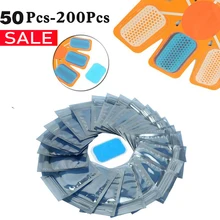 50/100/200 шт. Замена ABS гелевые подушечки EMS стимулятор мышц живота гидрогель гель Фитнес для живот массажный наклейки для машины