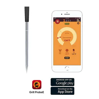 

Wireless Kitchen Meat Thermometer for Oven Grill BBQ Smoker Rotisserie Thermometer Smart Bluetooth Barbecue Accessories Z0611