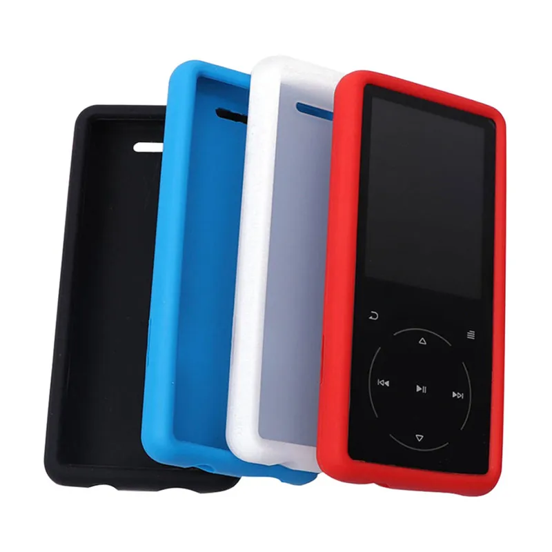Anti-scratch Thin Soft Silicone Replacement Protective Case Non-Slip Cover Flexible Solid MP3 Player Case For SOULCKER D16