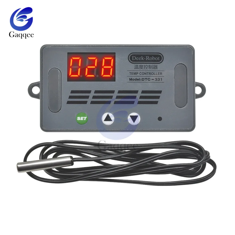 50-110°C Temperature Controller Control Switch DC12V Thermostat Relay Sensor 