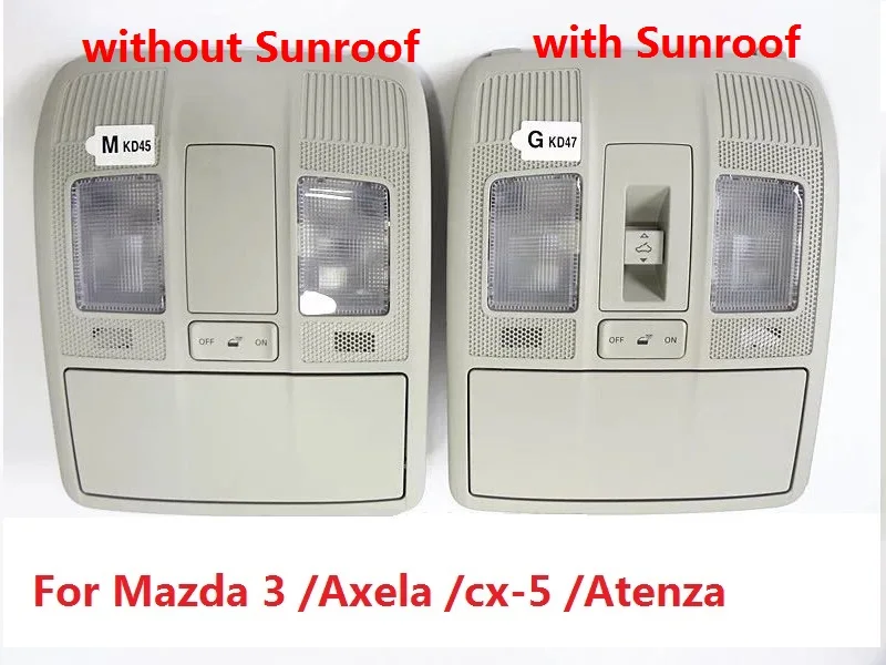 CAPQX For Mazda3 Mazda 3 Axela / ATENZA CX-5 with Sunroof or no Car Interior Rear Reading Light Roof Dome Switch | Автомобили и