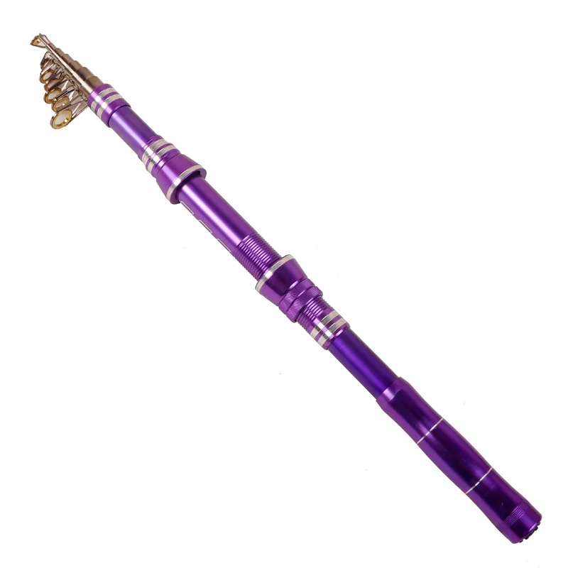 

2020 New 1.8-3.6m Super Short Metal Spining Telescopic Fishing Rod Hard Carbon Retractable Lure Rod