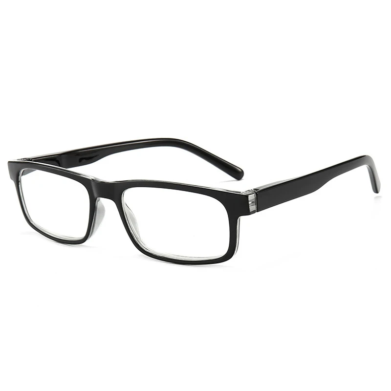 Iboode очки для чтения Для женщин Для мужчин антибликовыми свойствами светильник пресбиопии+ 1,0+ 1,5+ 2,0+ 2,5+ 3,0+ 3,5+ 4,0 ультра светильник очки - Цвет оправы: Черный