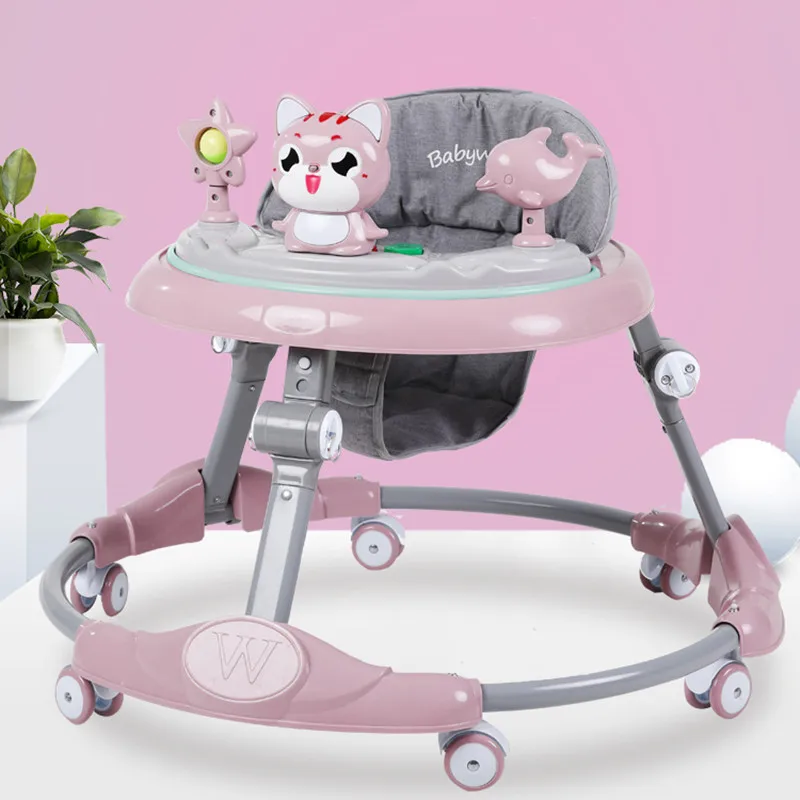 Child Baby Walker Walkers for kids With Wheels Andador Car Toddler Walker for Children Learning Baby Wallker with Music Balance