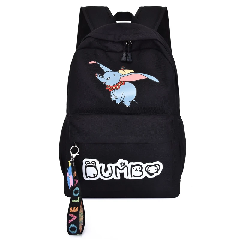 

Disney cartoon Dumbo backpack shoulder bag College student bag wild large capacity shoulder bag backpack Nylon material