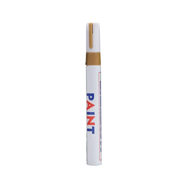 Car Repair Tools Kit Marker Pen Car Paint Repair Pen Accessories Color Pencil Paint Pen Permanent Scratch Tire Car Scratches gold