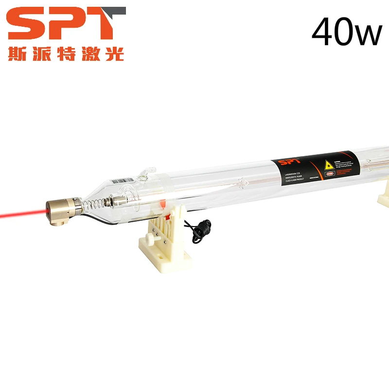 

40W visible CO2 Laser Tube 880mm With 10000 hours lifespan