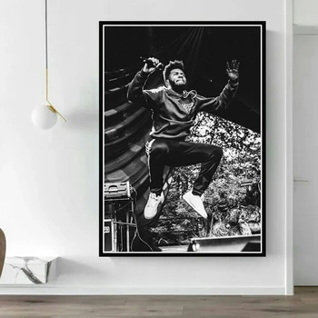 

Poster Prints Hot Khalid Hip Hop Rap Music Pop Star Rapper Oil Painting Canvas Art Wall Pictures Living Room Home Decor