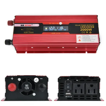 

Inverter pure sine wave 12V to 110V to 110v2000w off grid solar system solar power inverter