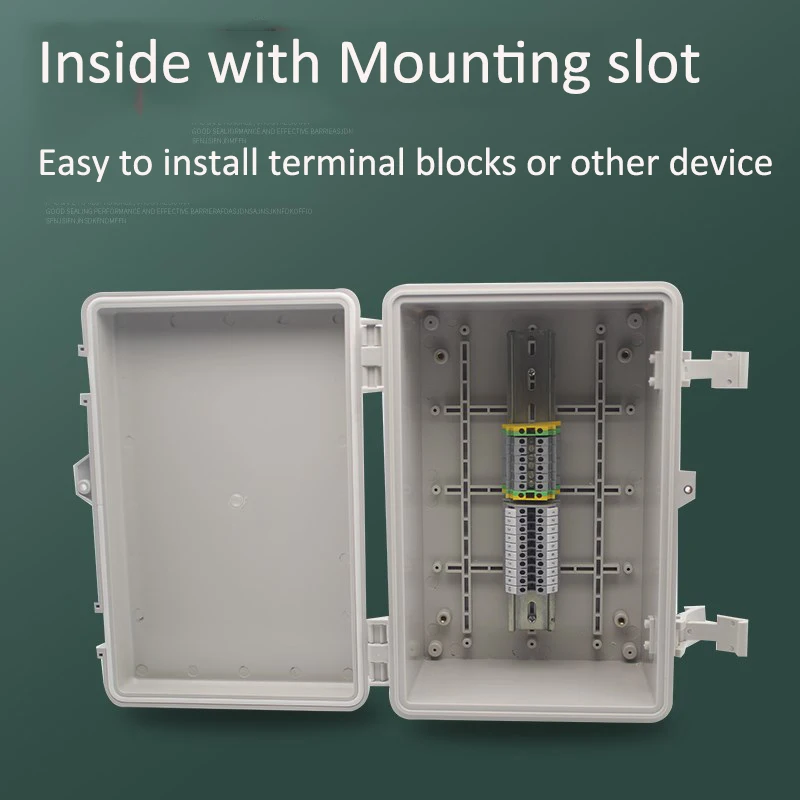 Electrical Waterproof Wall mounted Outdoor enclosure Junction box IP65 Enclosure Box Electronic Project Plastic Instrument Case